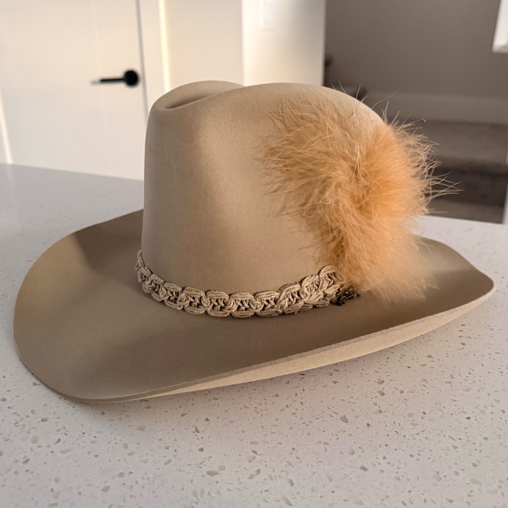 Resistol Stagecoach Tan Felt Cowboy Hat - Size 7